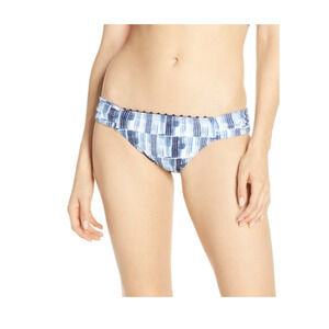 Tommy Bahama Crambray Blossom Reversible Bikini Bottom Navy Size L